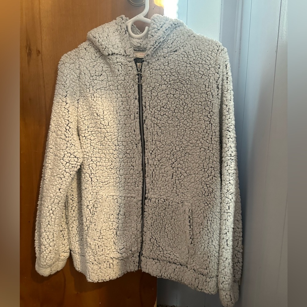 White Sherpa jacket